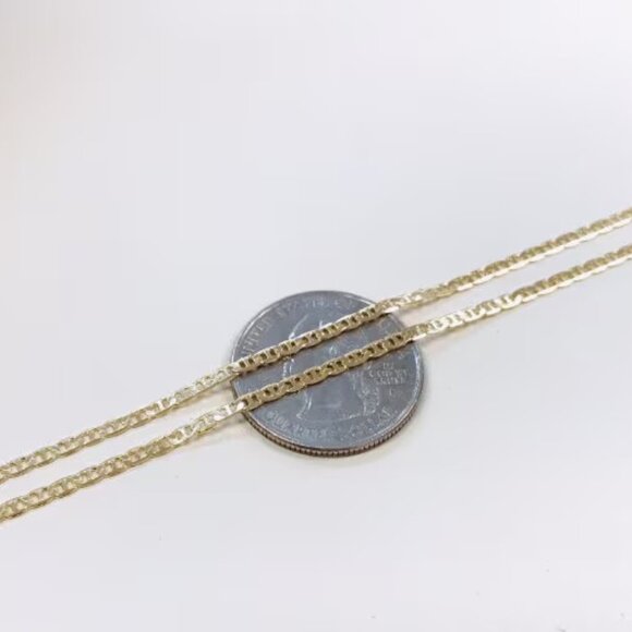 Tri Color Our Lady of Guadalupe Necklace 18" 14K GF Pendant 20x14mm For Womens - Picture 10 of 11